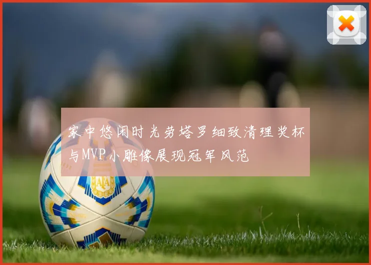 家中悠闲时光劳塔罗细致清理奖杯与MVP小雕像展现冠军风范